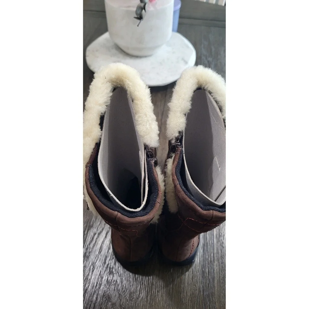 Merrell‎ Encore Apex Waterproof Winter Boots Womens 7.5 Coffee Bean Brown J66638